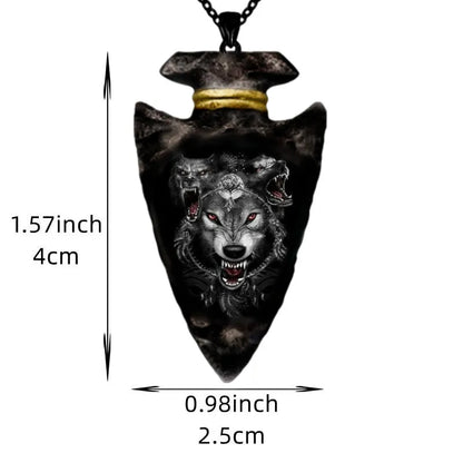 Creative Roaring Head Gothic Animal