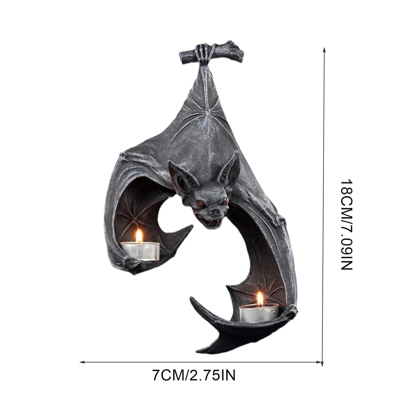 Bat Wall Tealight Holder