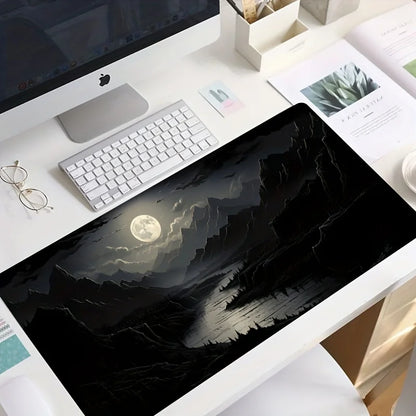 Moonlit Magic: Large Non-Slip Gaming Mouse Pad