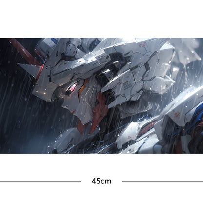 Gundam Mech Eye Art Sticker for Cool Cafes
