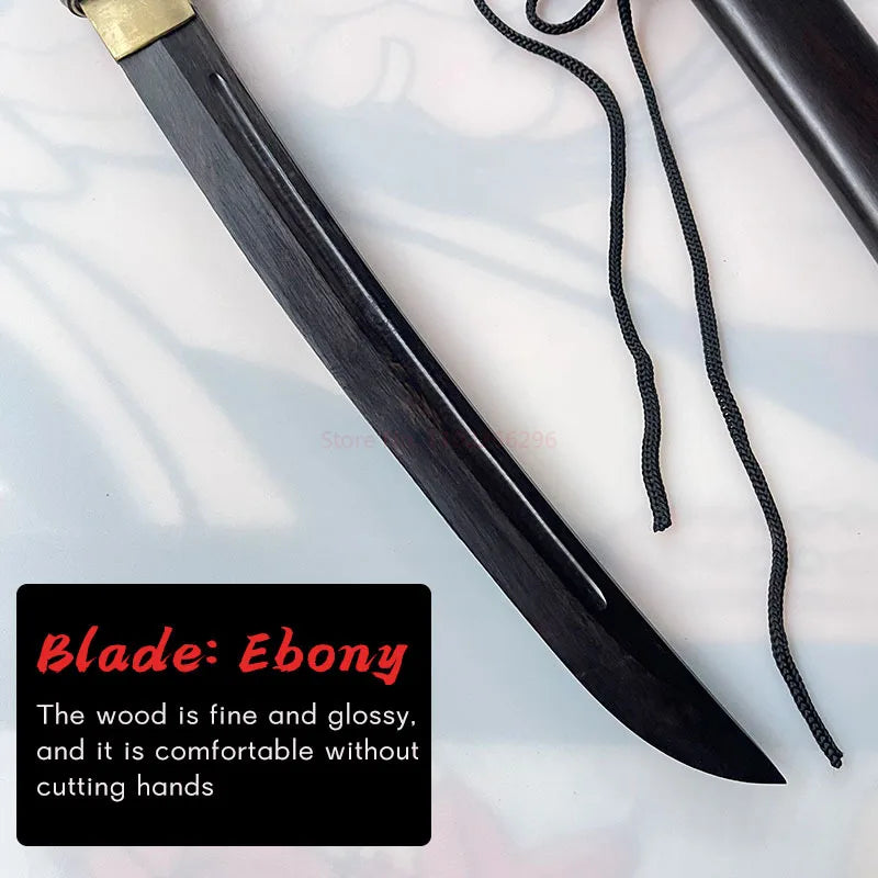 Elegant 55CM Wooden Wakizashi Sword for Iaido Practice