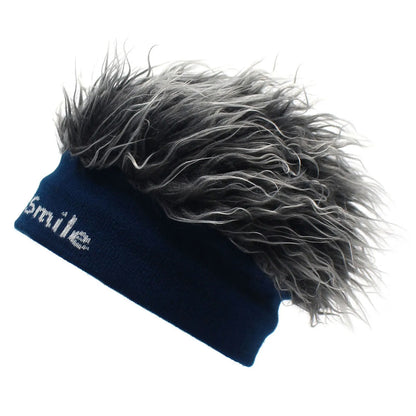 Baggy Skull Cap with Wigs Lightweight Fashion