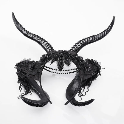 Gothic Enchanted Demon Horn Headpiece
