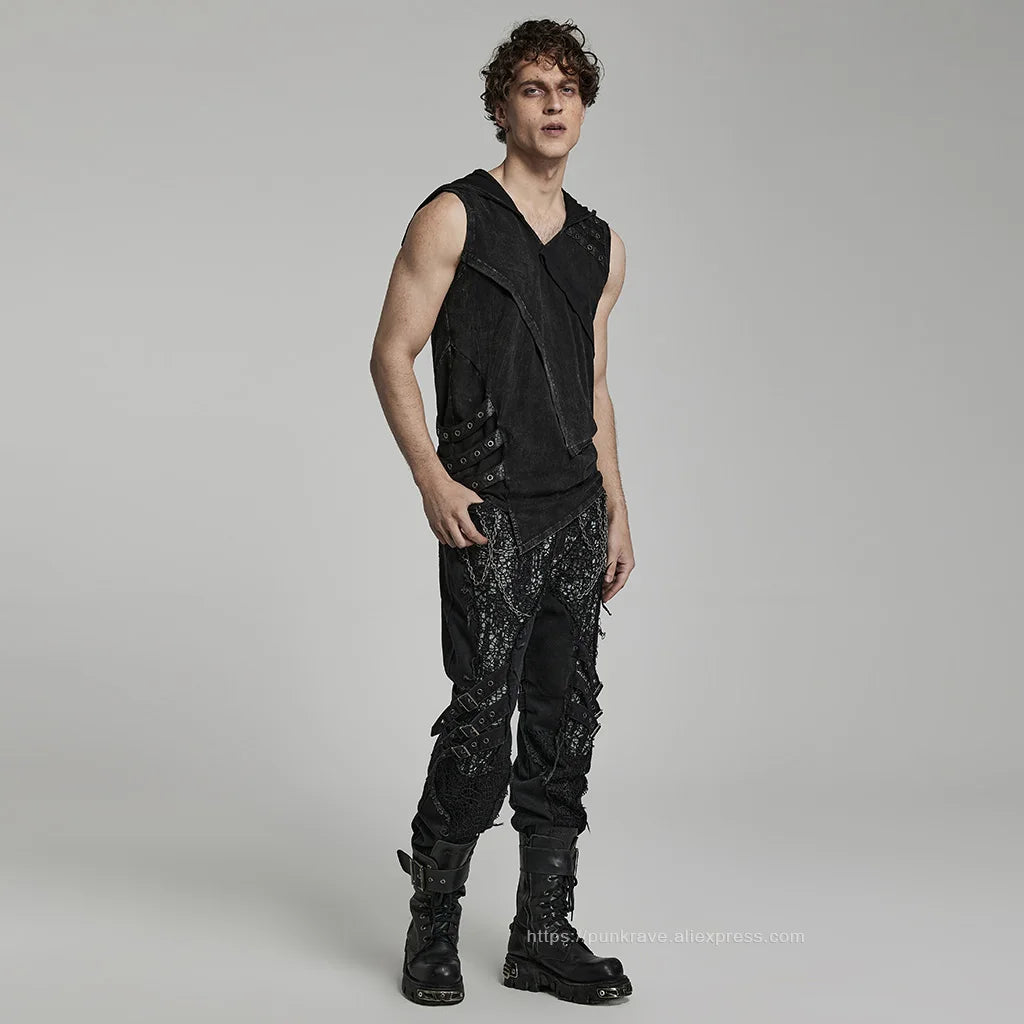 Rogue Knit Hooded Vest for Men