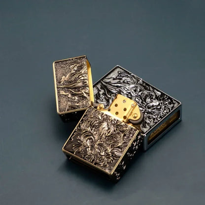 ZORRO Lux Fox Armor Kerosene Lighter Sculpture