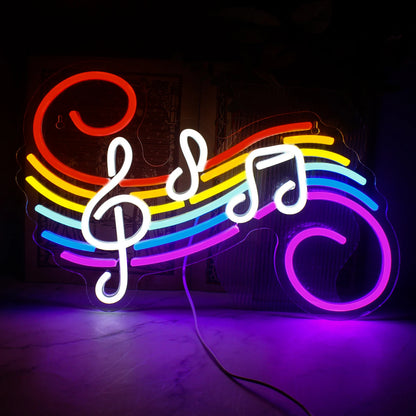 Electric Rock Vibes: LED Neon Art Sign