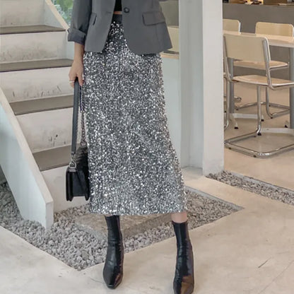 Product Name: Sequin-Style A-Line Skirts for All Seasons