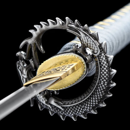 Majestic Dragon Sword Fittings Set for Samurai Blades