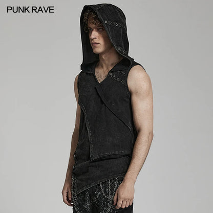 Rogue Knit Hooded Vest for Men