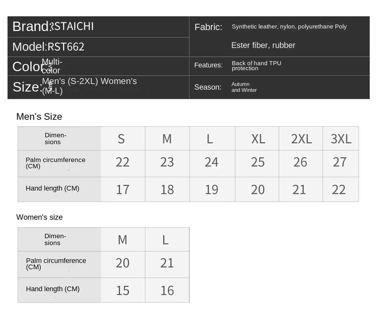 TAICHI Winter Moto Gloves: Waterproof & Touchscreen