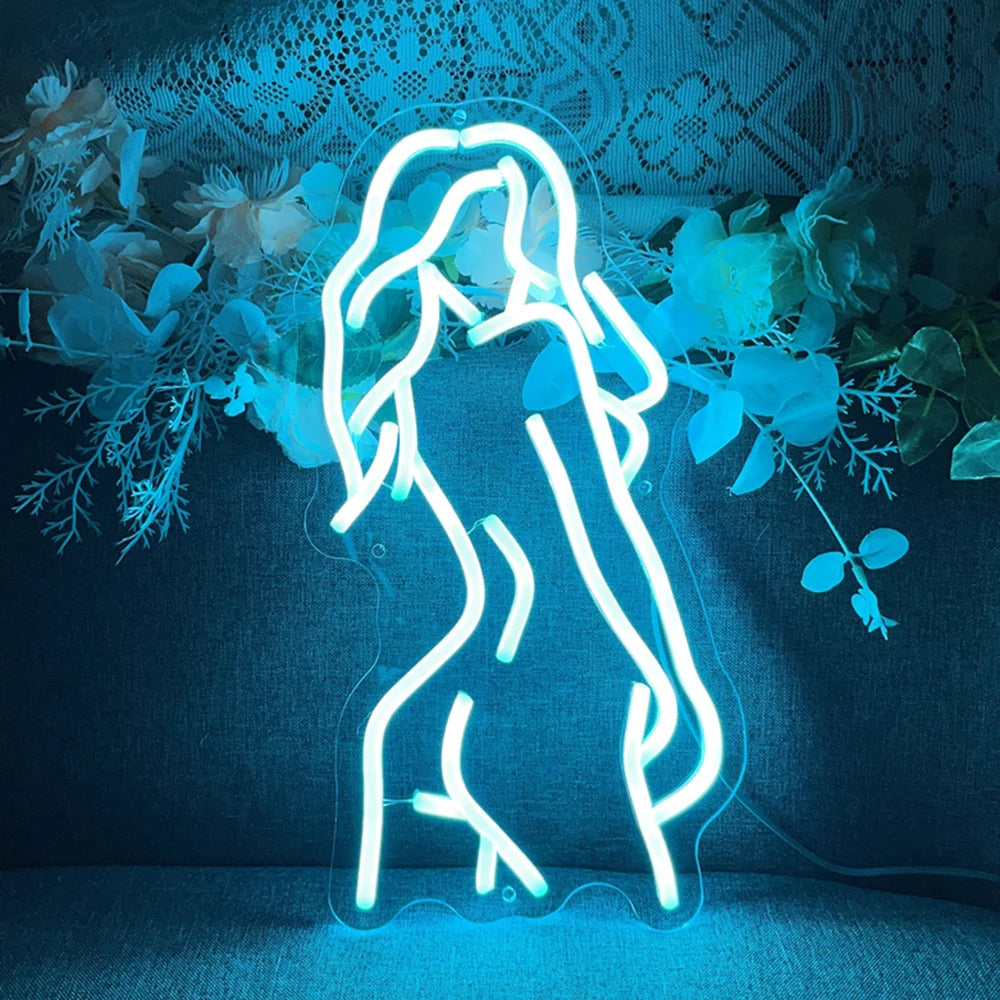 LED Neon Sign Sexy Lady Body Neon Light