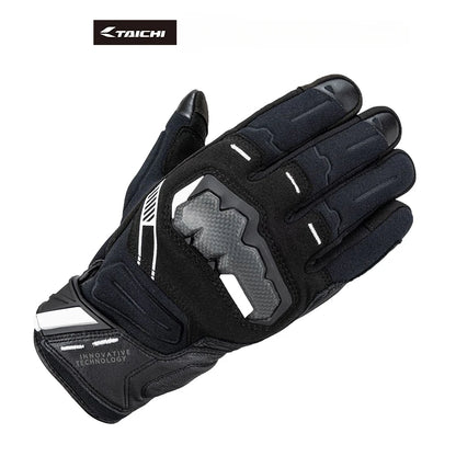 RSTAICHI Men's Retro Touchscreen Motorcycle Gloves