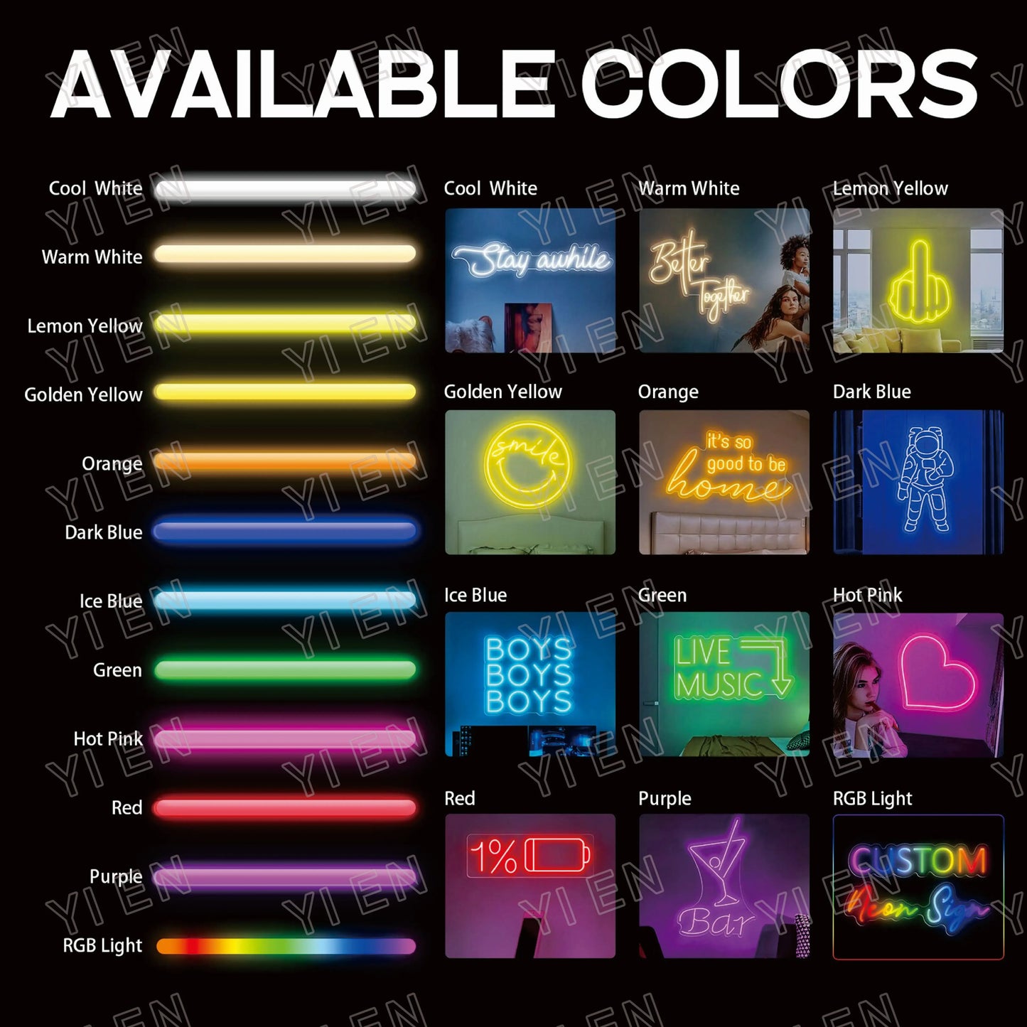 Customizable Neon Glow Sign Maker
