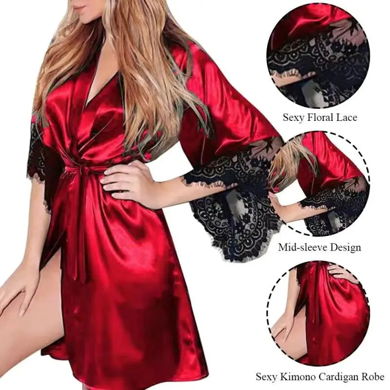 Female Lingerie Sexy Erotic Nightgown