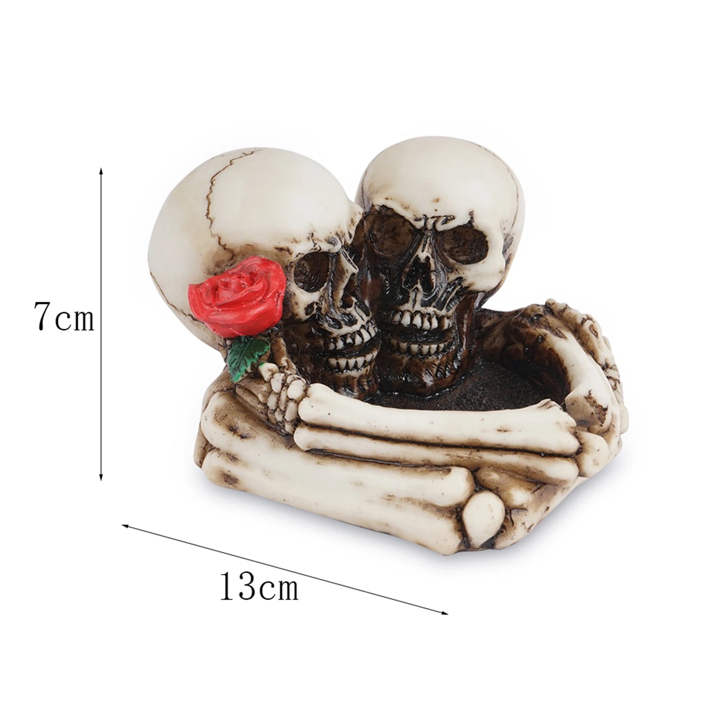 Portable Cigarette Cigar Ashtray Ash Tray Holder Decor Figurines