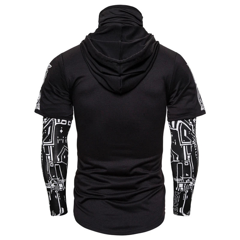 Punk Ninja Skull Hoodie - Stylishly Edgy Streetwear