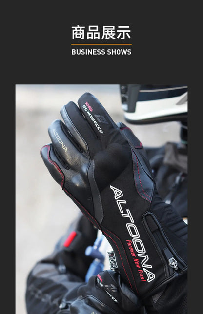 Winter Windproof Touchscreen Motorcycle Gloves