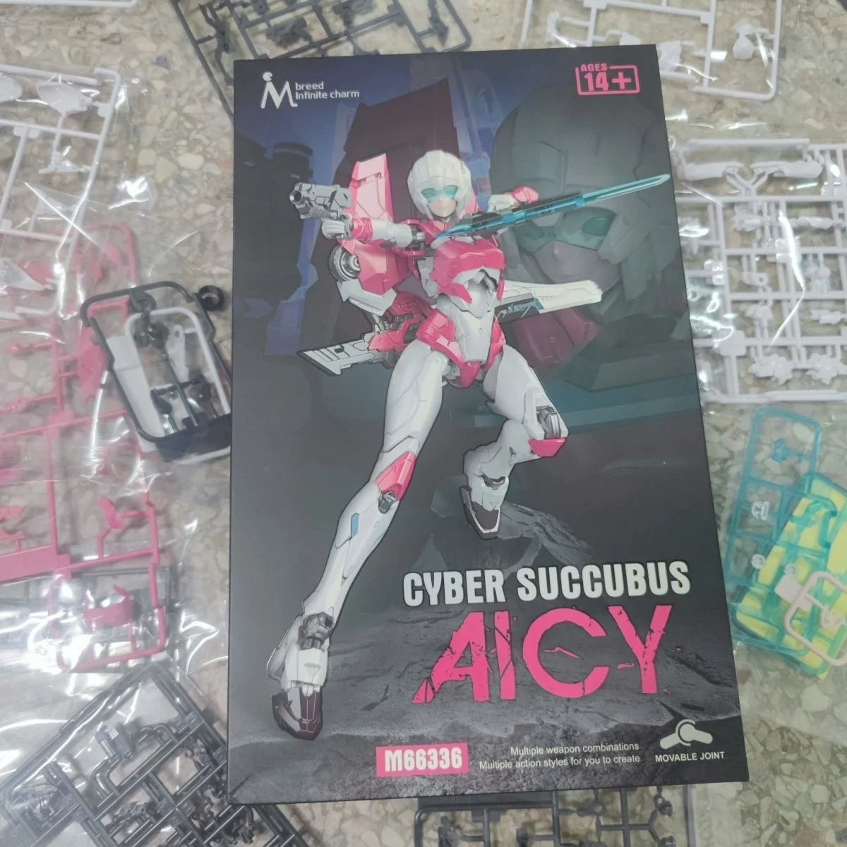 Cyber Succubus Mbreed Charm: Arcee PVC Model