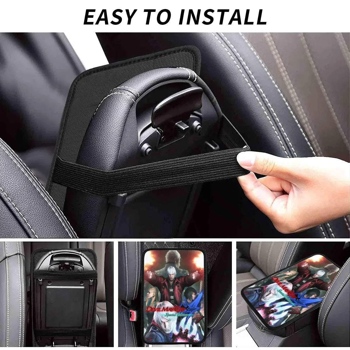 D-Devil Armrest Mat: Gaming Style for Drivers