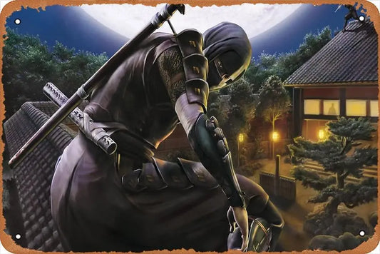 Tenchu Z Metal Sign - Perfect Outdoor Decor!