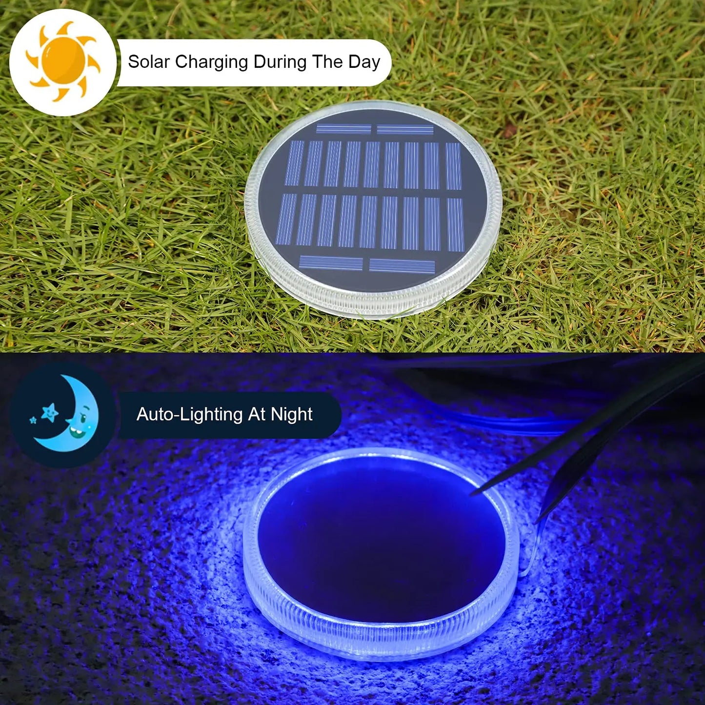 Led Solar Deck Lights Outdoor