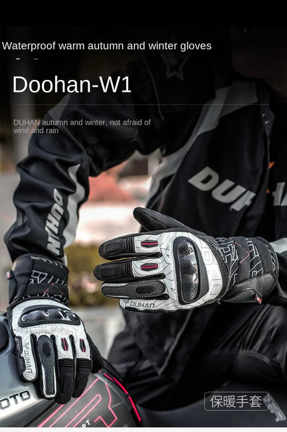 DUHAN W2 All-Weather Motorcycle Gloves Unisex