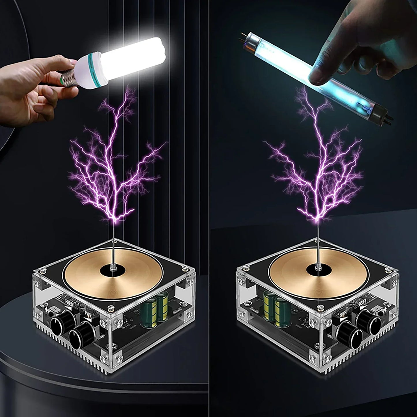 Tesla Coil Arc Plasma Desktop Toy Touchable