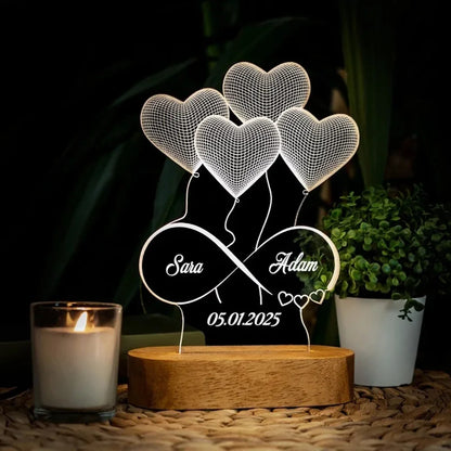 3D Photo Lamp Personalized Custom Photo
