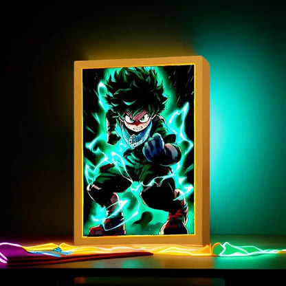 My Hero Night Glow Frame: LED Art Décor Lamp