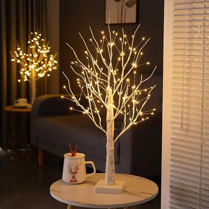 Leds Birch Tree Light Glowing