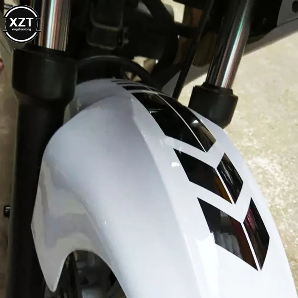 Reflective Arrow Decals for Motorcycle Safety