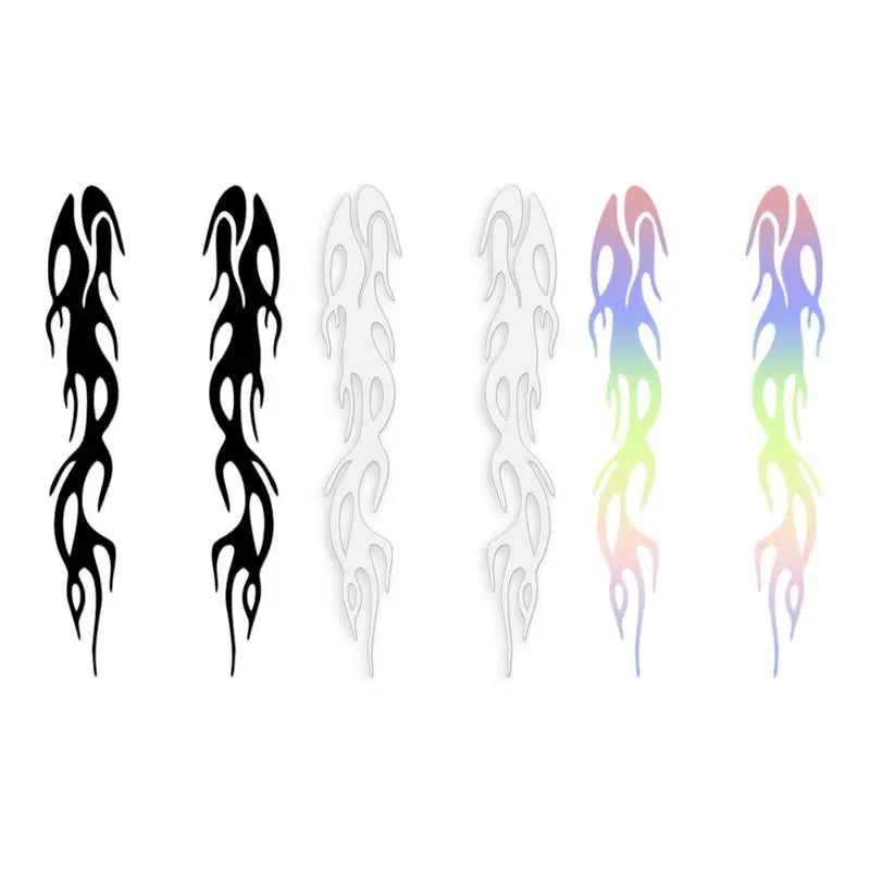 FlameCraft Reflective Motorcycle Decals