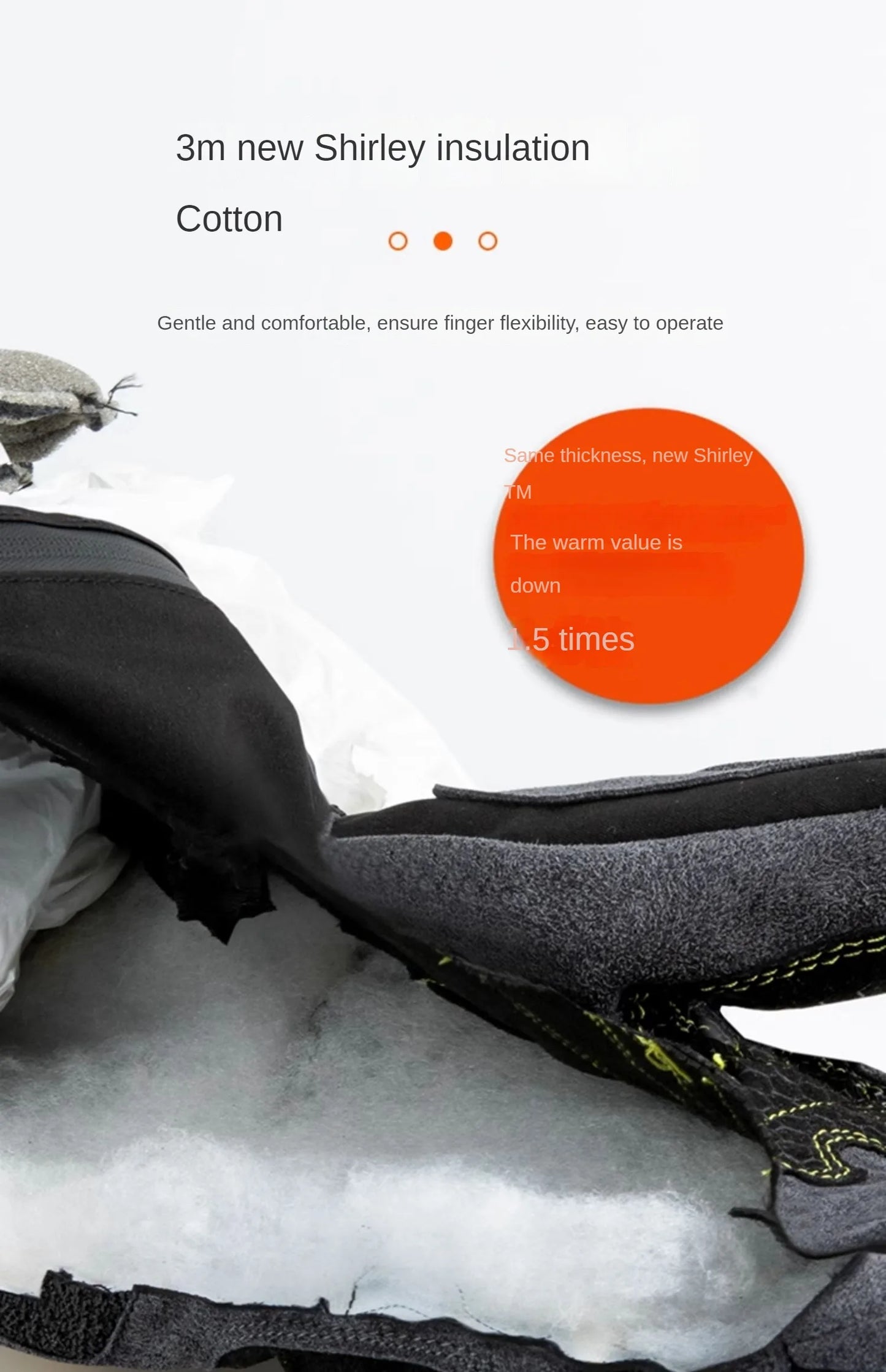 LOBOO Winter Touchscreen Heated Riding Gloves