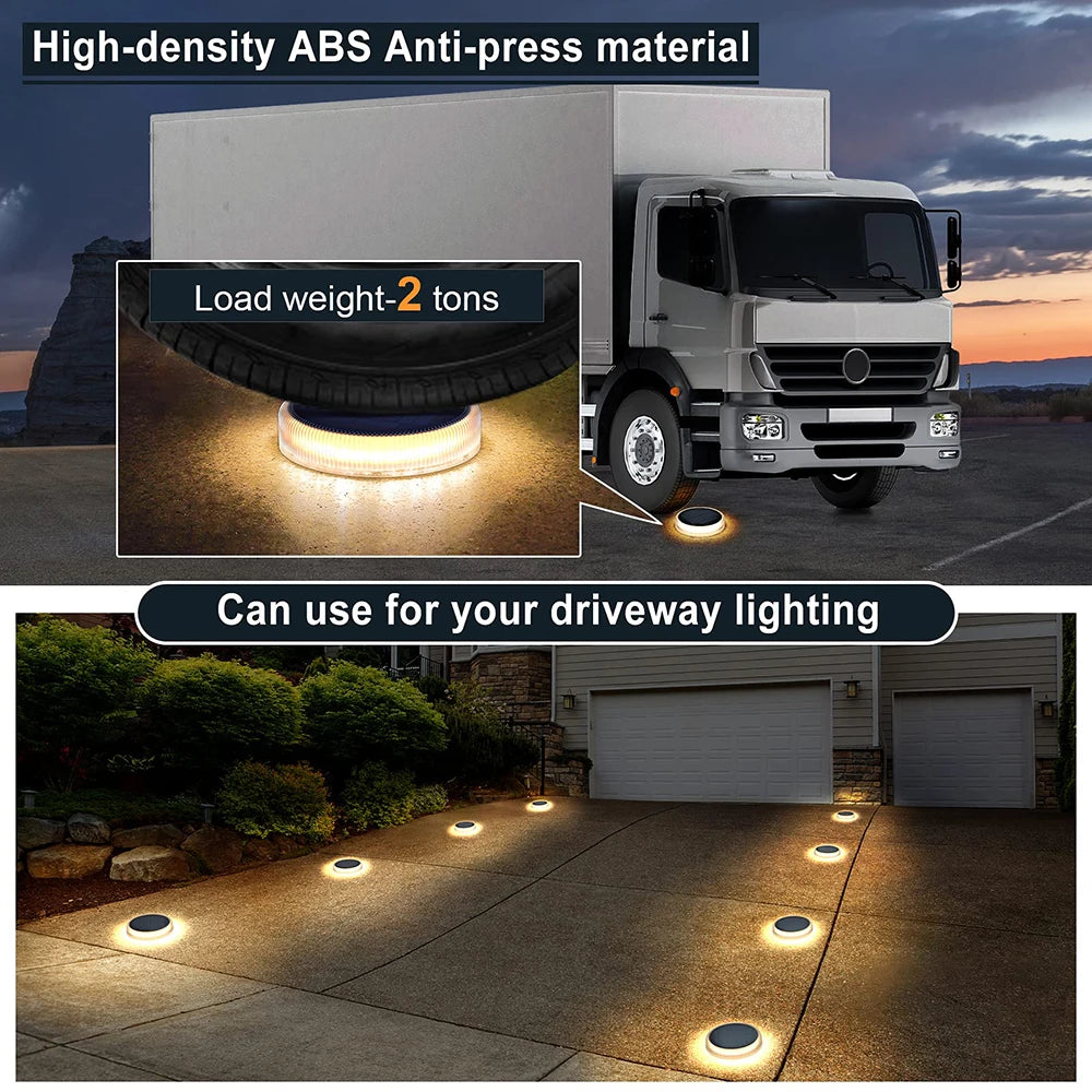 Led Solar Deck Lights Outdoor