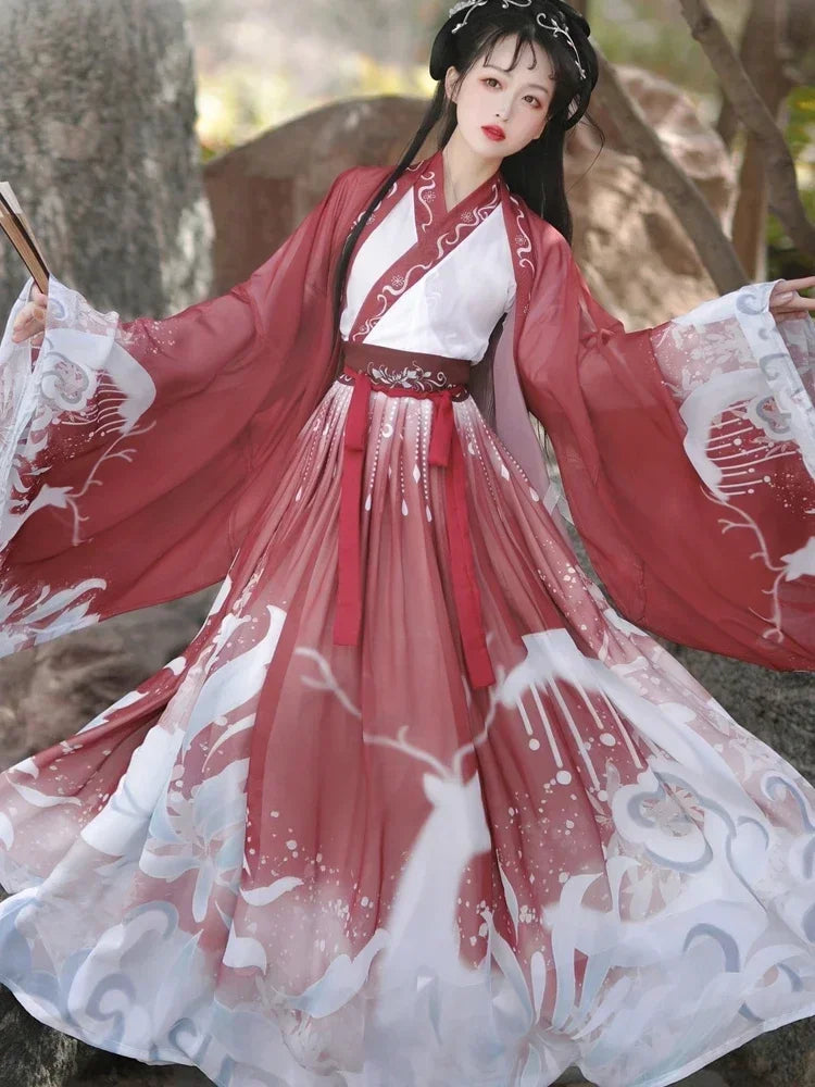 Traditional Tang Suit Princess Dress