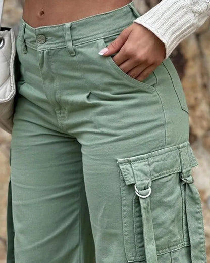 Cargo Chic High-Waist Pants for Women
