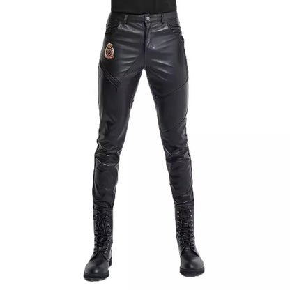 WindShield Genuine Leather Pants for Men