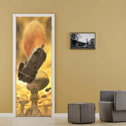 Custom PVC Door Mural: Personalize Your Space
