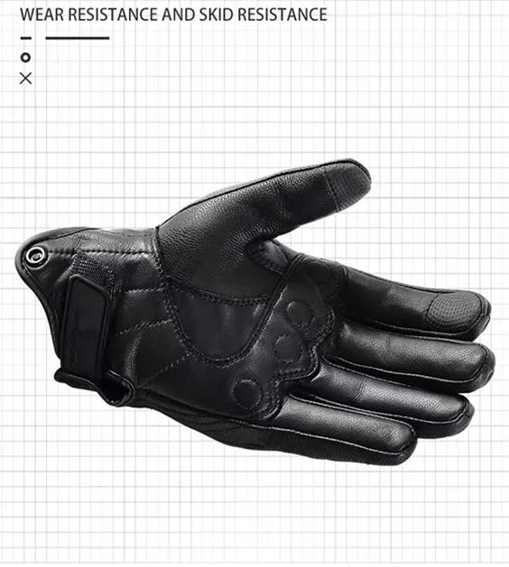 Rider's Choice: MotoGuard Leather Gloves
