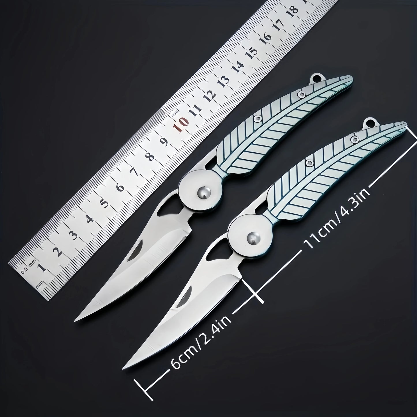 Compact Stainless Steel Folding Utility Knife
