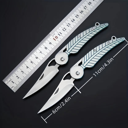Compact Stainless Steel Folding Utility Knife