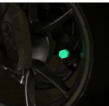 GlowBoost Night Valve Caps for Motorcycles