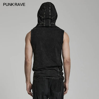 Rogue Knit Hooded Vest for Men