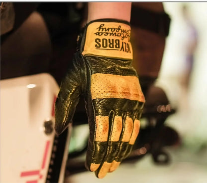 Retro Racer Touchscreen Gloves - Spring & Summer