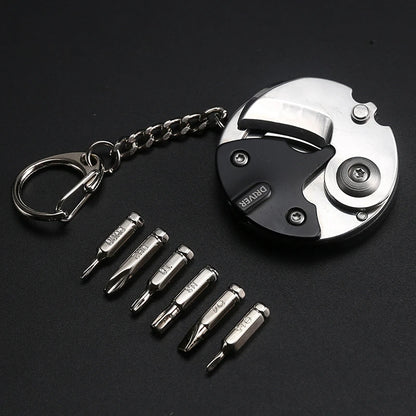 Pocket Multi-Tool Keychain for Outdoors & EDC