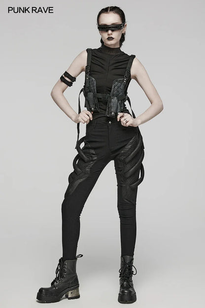 Edgy Detachable Punk Harness Mini Bags