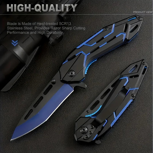 SurvivorPro: Dual-Color Portable Folding Knife