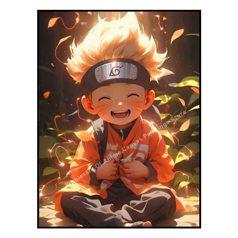 Naruto Kakashi Vibrant Anime Wall Art Poster
