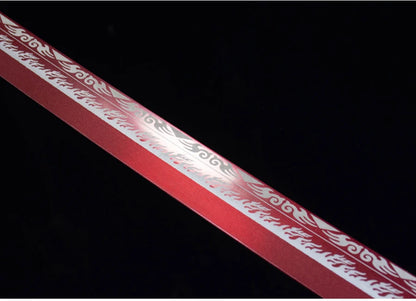 Kongfu Red Flame Training Sword - High Manganese Steel