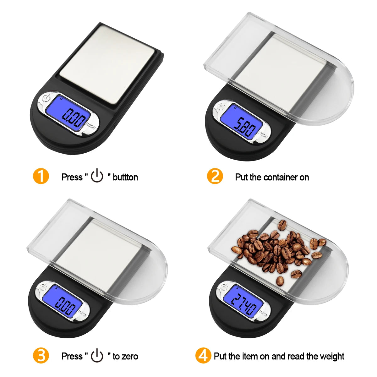 Tiny Tech Jewelry Scale - Precision Pocket Weighing
